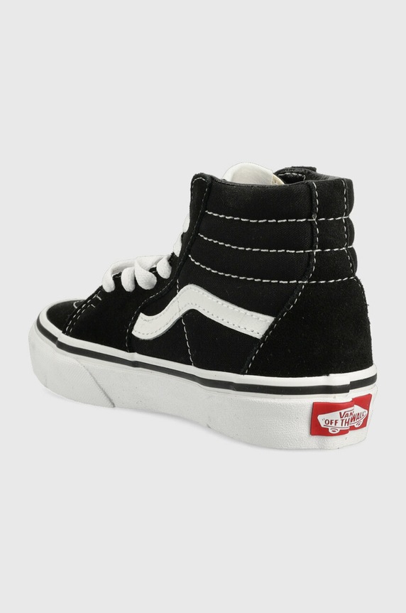 Vans trampki dziecięce UY SK8 Hi BLACK/TRUE WHIT czarny VN000D5F6BT1