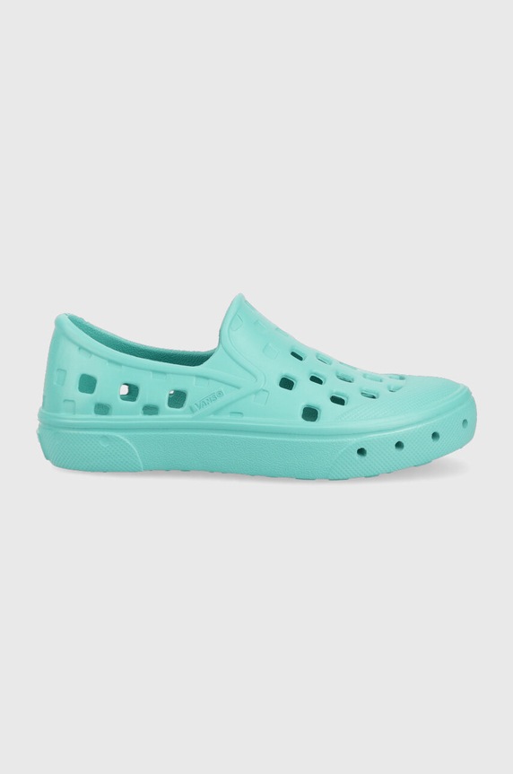 Vans tenisi copii UY Slip On TRK ALSN PSHFR sintetic turcoaz VN0A4UVIZ6R1