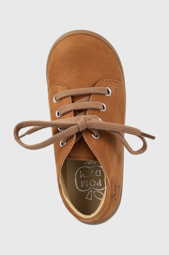 Pom D'api gyerek félcipő velúrból barna O1AFAS0406.18.23