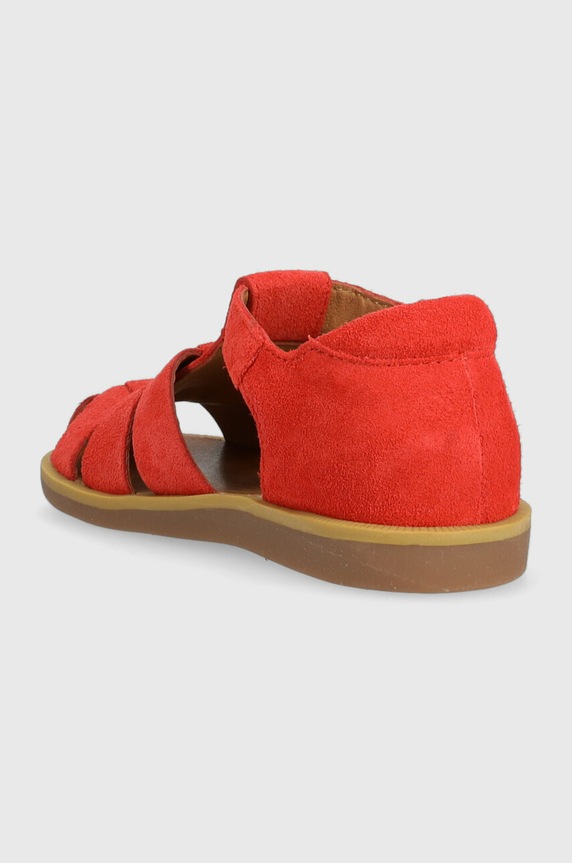 Chłopiec Pom D'api sandały zamszowe dziecięce O1CJAE0408.24.27 czerwony