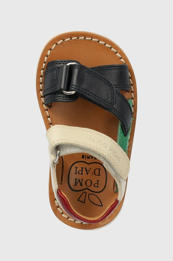 Pom D'api sandale din piele pentru copii multicolor O1EBAA0402.19.23
