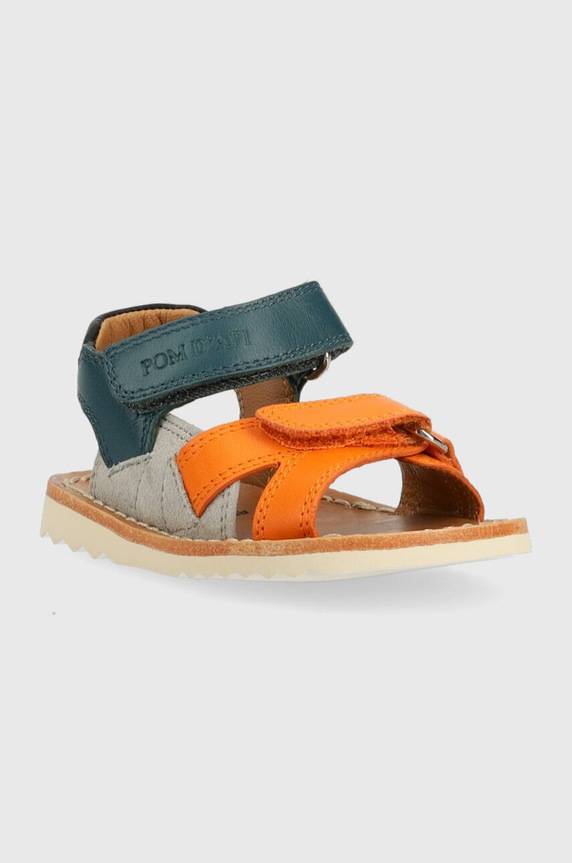 Pom D'api sandały skórzane dziecięce O1EBCK0403.19.23 multicolor SS23