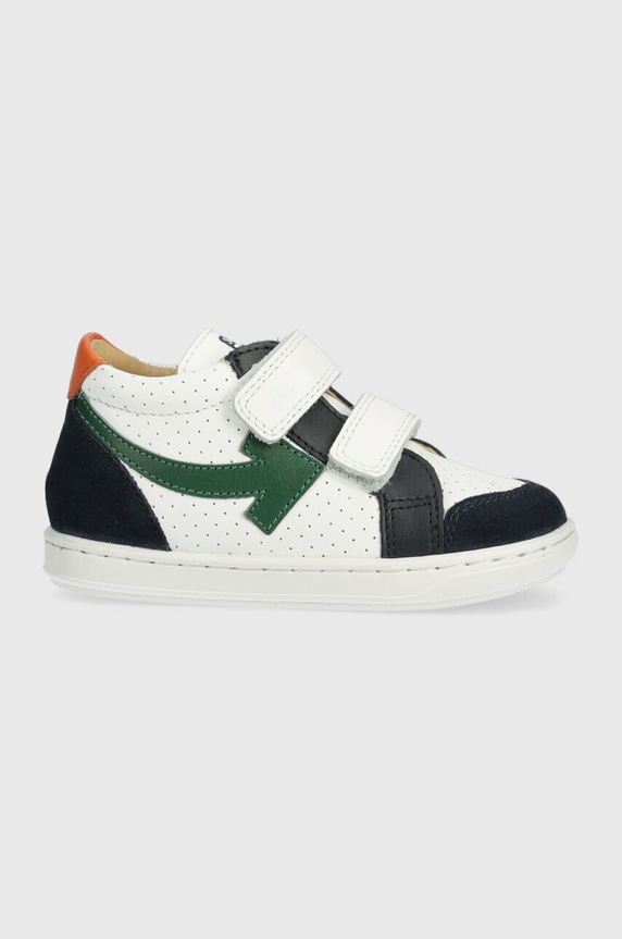 Dětské kožené sneakers boty Shoo Pom přírodní kůže bílá O4DKAA0404