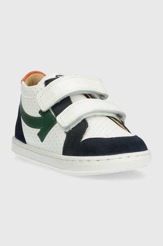 Dětské kožené sneakers boty Shoo Pom O4DKAA0404 bílá SS23