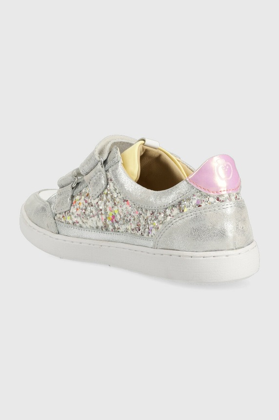 Chłopiec Shoo Pom sneakersy skórzane dziecięce O4GABM0401.33.34 srebrny