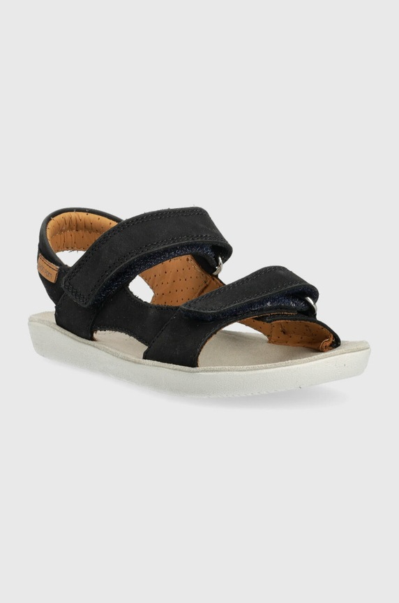 Pom D'api sandały zamszowe dziecięce O4PAAW04R1.28.34 granatowy SS23