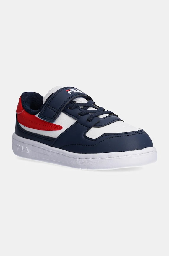Дитячі кросівки Fila FXVENTUNO VELCRO імітація лицьової шкіри червоний FFK0009
