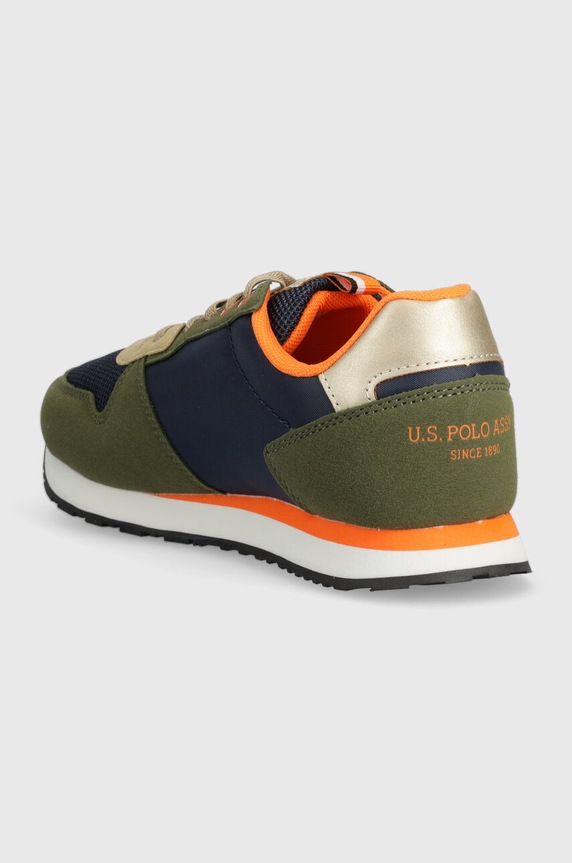 Chłopiec U.S. Polo Assn. sneakersy dziecięce NOBIK008 zielony
