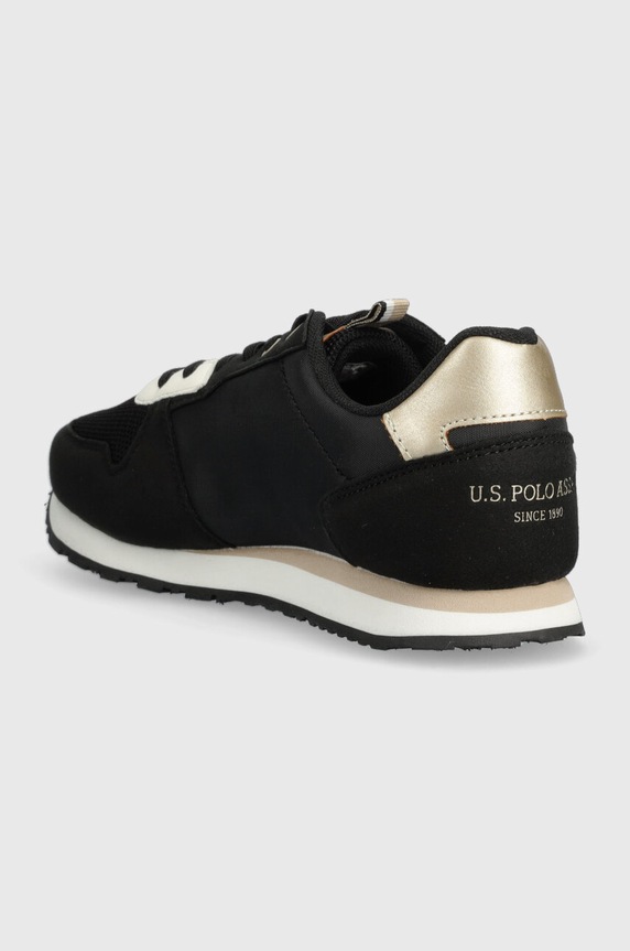 Chłopiec U.S. Polo Assn. sneakersy dziecięce NOBIK008 czarny