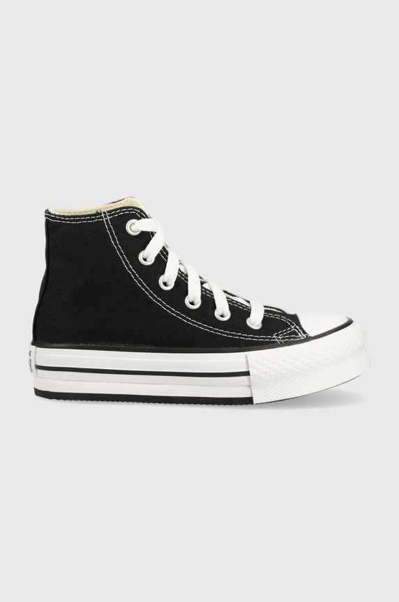 Converse trampki dziecięce CHCK TAYLOR ALL STAR EVA LIFT 372859C czarny 372859C