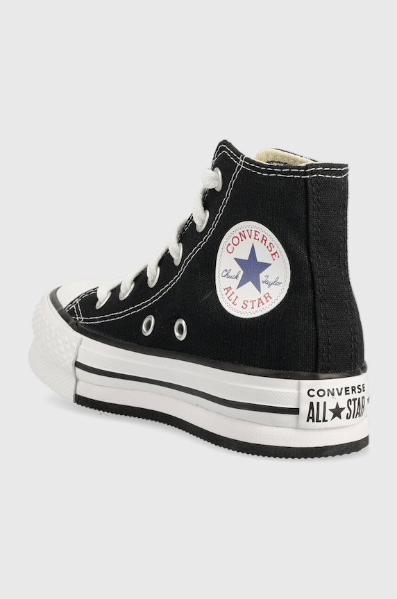 Chłopiec Converse trampki dziecięce CHCK TAYLOR ALL STAR EVA LIFT 372859C 372859C czarny