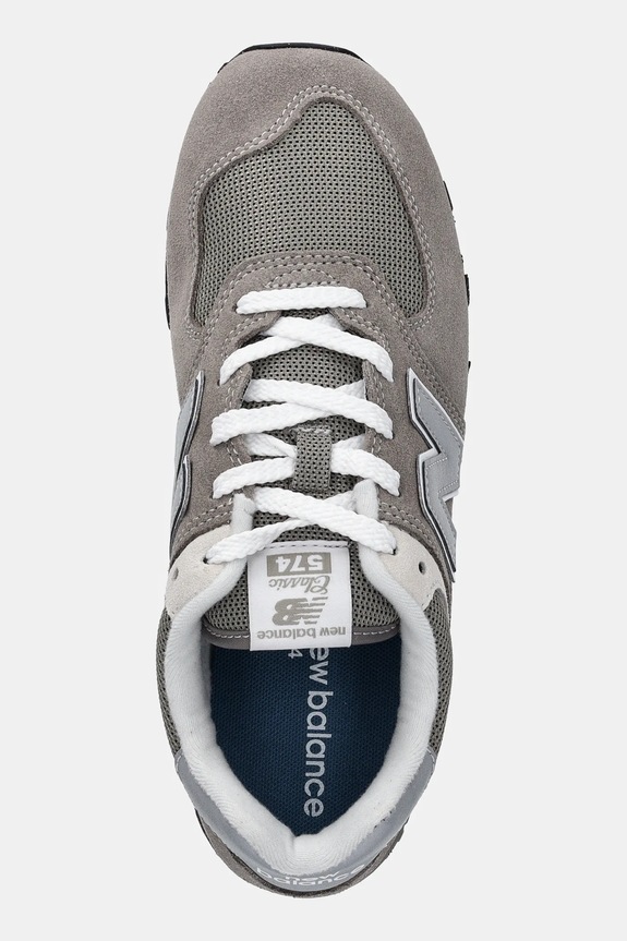 Detské tenisky New Balance GC574EVG sivá GC574EVG