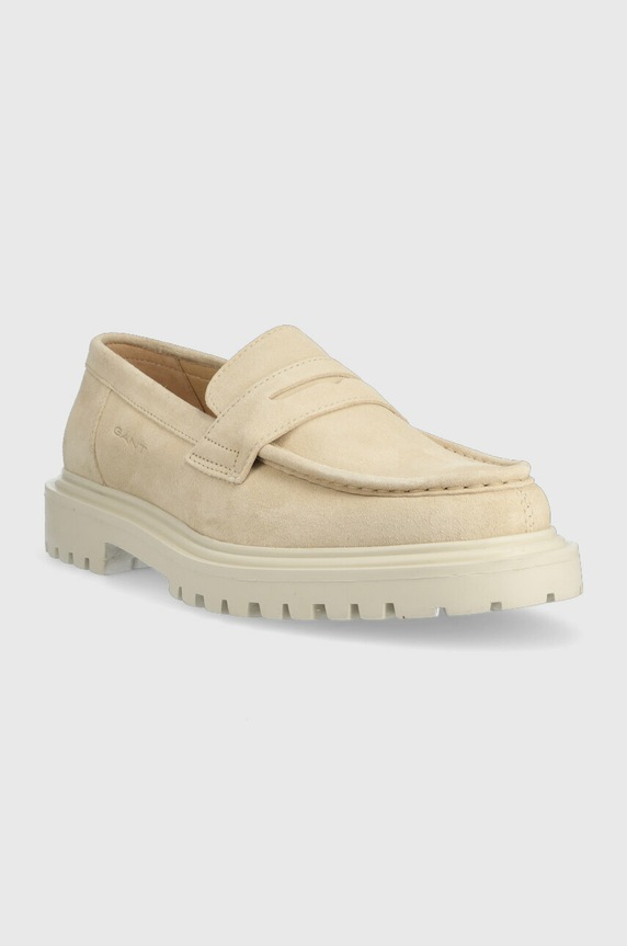 Gant mokasyny zamszowe Jackmote 26673779.G151 beżowy SS23