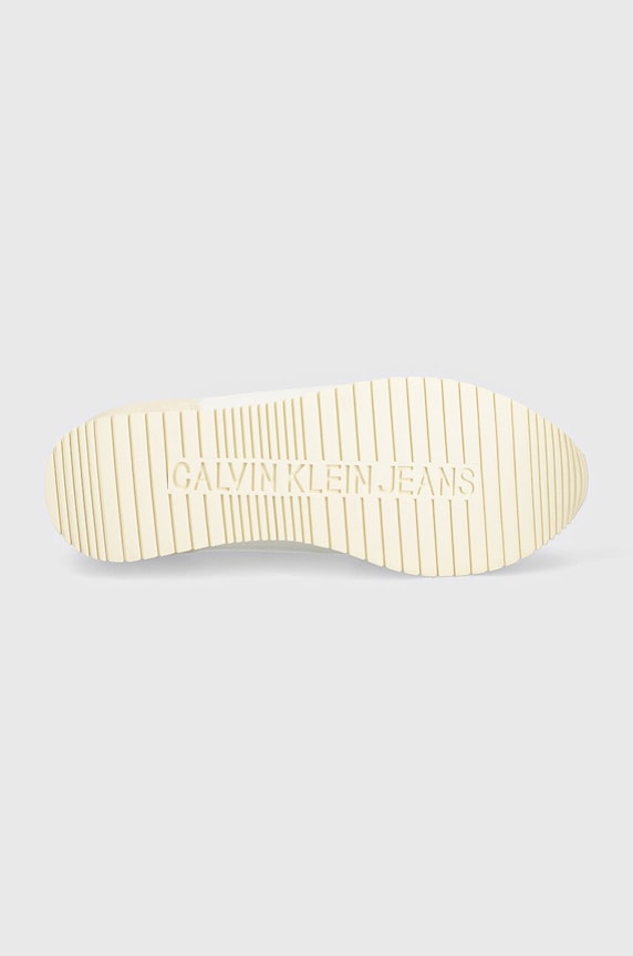 Calvin Klein Jeans sneakers RUNNER SOCK LACEUP NY-LTH YM0YM00553 alb