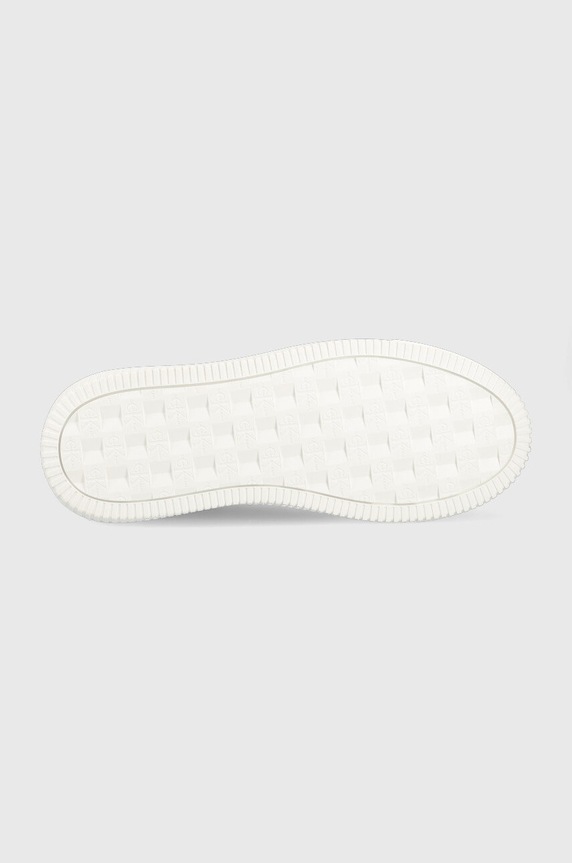 Calvin Klein Jeans sneakersy skórzane Chunky Capsule Monologo YM0YM00681 czarny