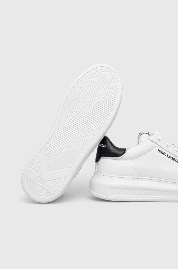 Karl Lagerfeld sneakersy skórzane KL52526 KAPRI MENS biały KL52526.011