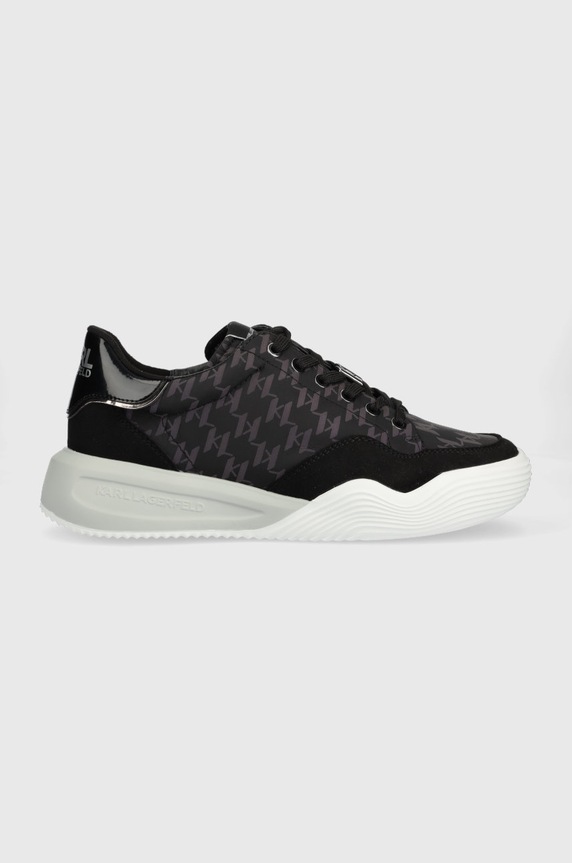 Karl Lagerfeld sneakersy KL52816A KAPRI RUN Planet friendly czarny KL52816A.H0M