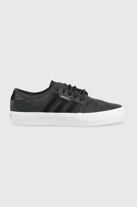 Semišové tenisky adidas Originals černá GX2075