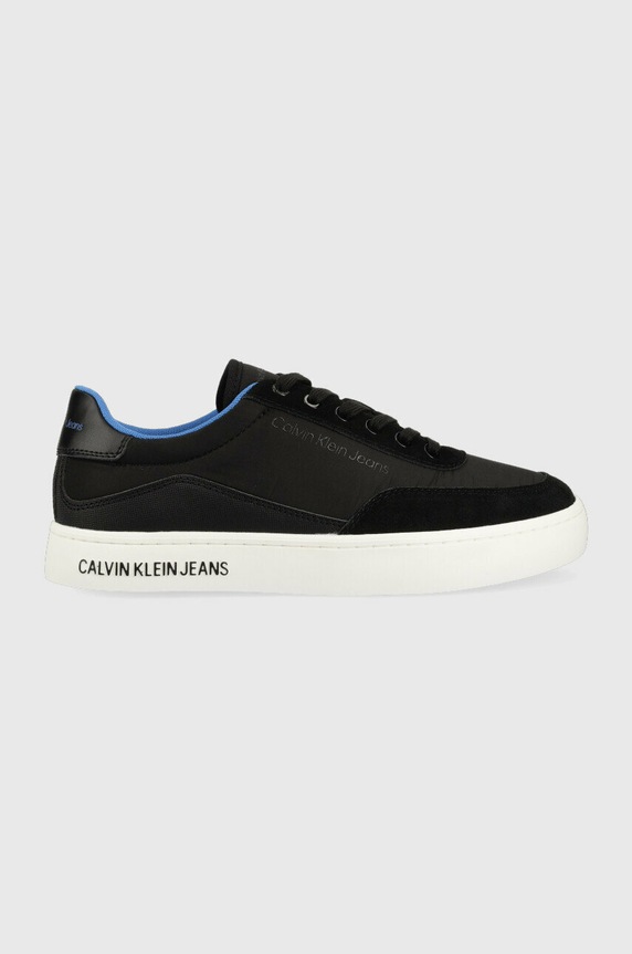 Calvin Klein Jeans sneakersy CLASSIC CUPSOLE SU SOFTNY skóra zamszowa czarny YM0YM00669