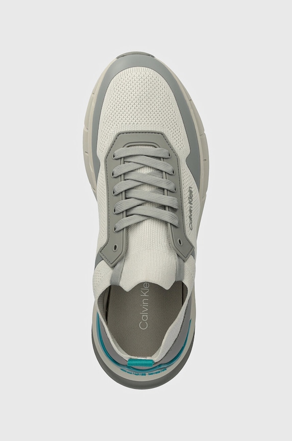 Calvin Klein sneakersy LOW TOP LACE UP MIX szary HM0HM00918