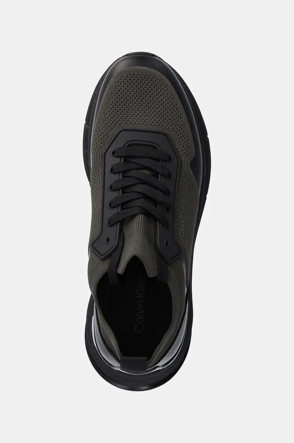 Calvin Klein sneakers LOW TOP LACE UP MIX verde HM0HM00918