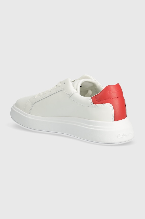 Obuća Kožne tenisice Calvin Klein LOW TOP LACE UP LTH HM0HM01016 bijela