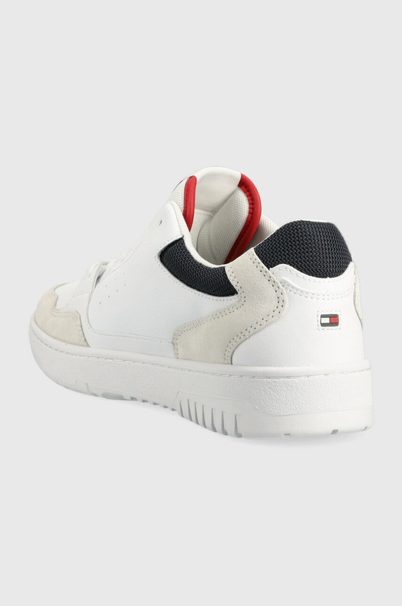 Παπούτσια Sneakers Tommy Hilfiger TH BASKET CORE RWB FM0FM04730 λευκό