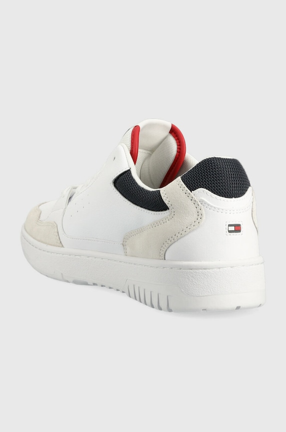 Παπούτσια Sneakers Tommy Hilfiger TH BASKET CORE RWB FM0FM04730 λευκό