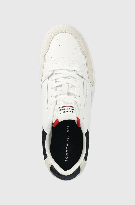 Sneakers Tommy Hilfiger TH BASKET CORE RWB λευκό FM0FM04730