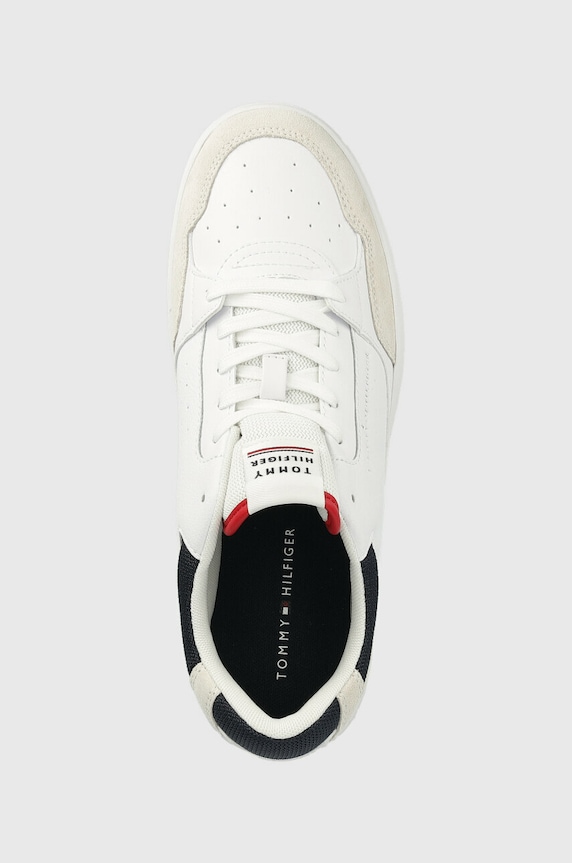 Sneakers Tommy Hilfiger TH BASKET CORE RWB λευκό FM0FM04730