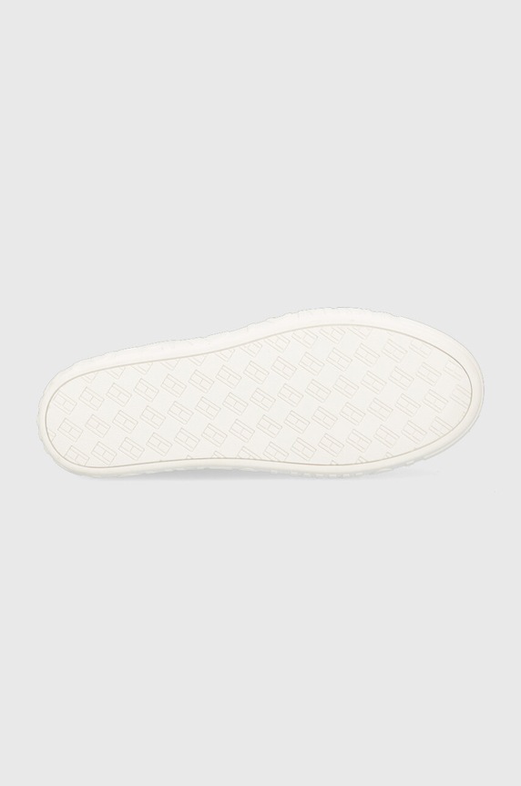 Tommy Jeans bőr sportcipő LEATHER OUTSOLE EM0EM01159 fehér