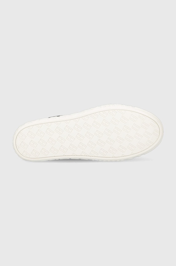 Tommy Jeans sneakersy skórzane LEATHER OUTSOLE EM0EM01159 czarny