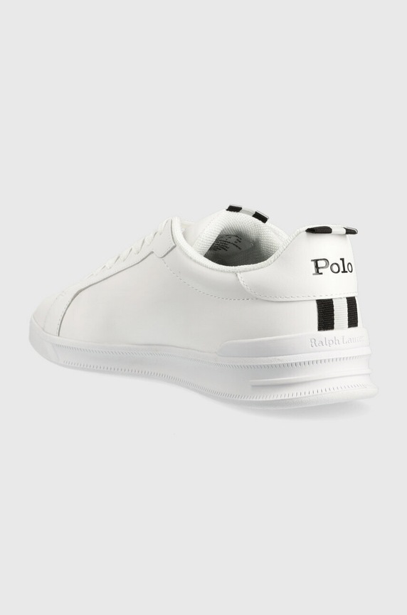 Obuwie Polo Ralph Lauren sneakersy skórzane Hrt Ct II 809860883006 biały