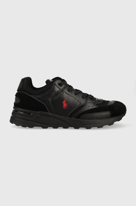 Sneakers Polo Ralph Lauren TRACKSTR 200 υφασμάτινο μαύρο 809906202001
