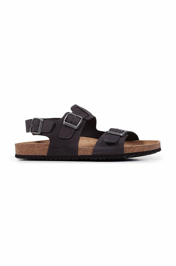 Замшеві сандалі Geox U SANDAL GHITA A чорний U159VA.00032.C9999