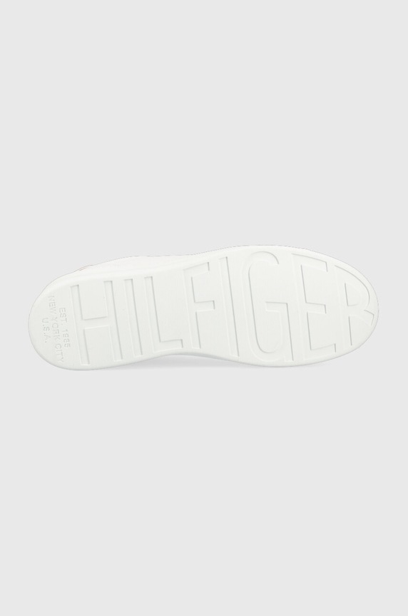 Tommy Hilfiger sneakersy skórzane COURT SNEAKER LEATHER CUP FM0FM04483 biały