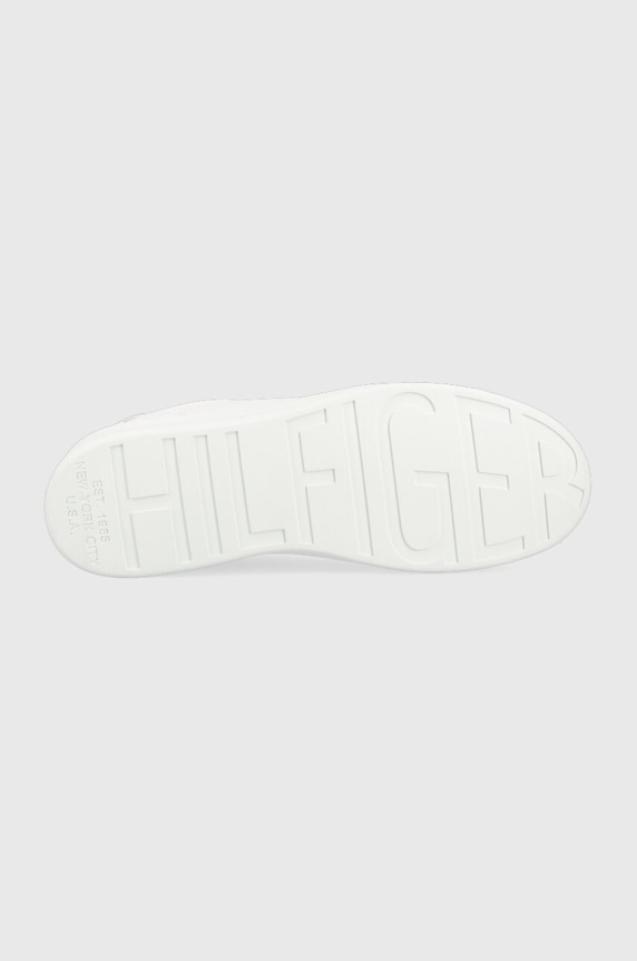 Tommy Hilfiger sneakersy skórzane COURT SNEAKER LEATHER CUP FM0FM04483 biały