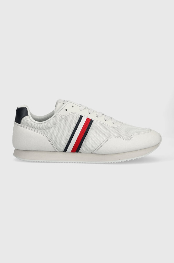 Tommy Hilfiger sneakersy CORE LO RUNNER imitacja skóry licowej szary FM0FM04504