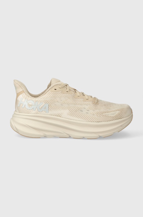 Hoka running shoes Clifton 9 Planet friendly beige 1127895