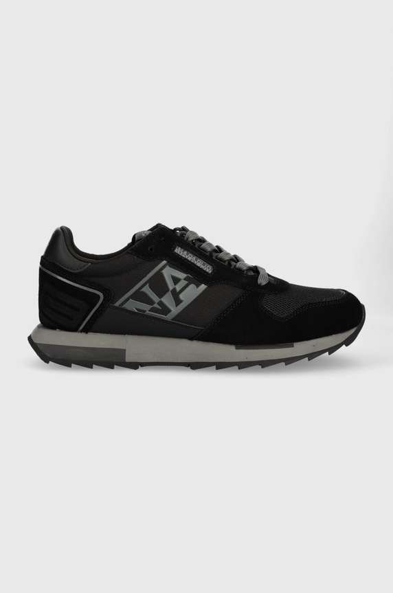 Napapijri sneakersy Virtus skóra zamszowa czarny NP0A4HL8.041