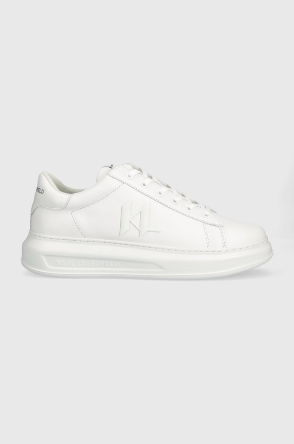 Karl Lagerfeld sneakersy skórzane KAPRI MENS niska biały KL52515.01W