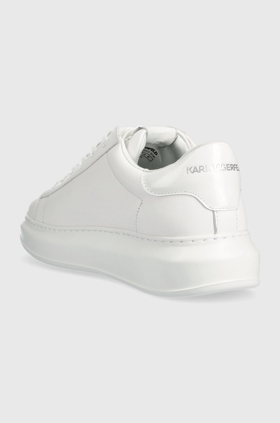 Obuwie Karl Lagerfeld sneakersy skórzane KAPRI MENS KL52515.01W biały