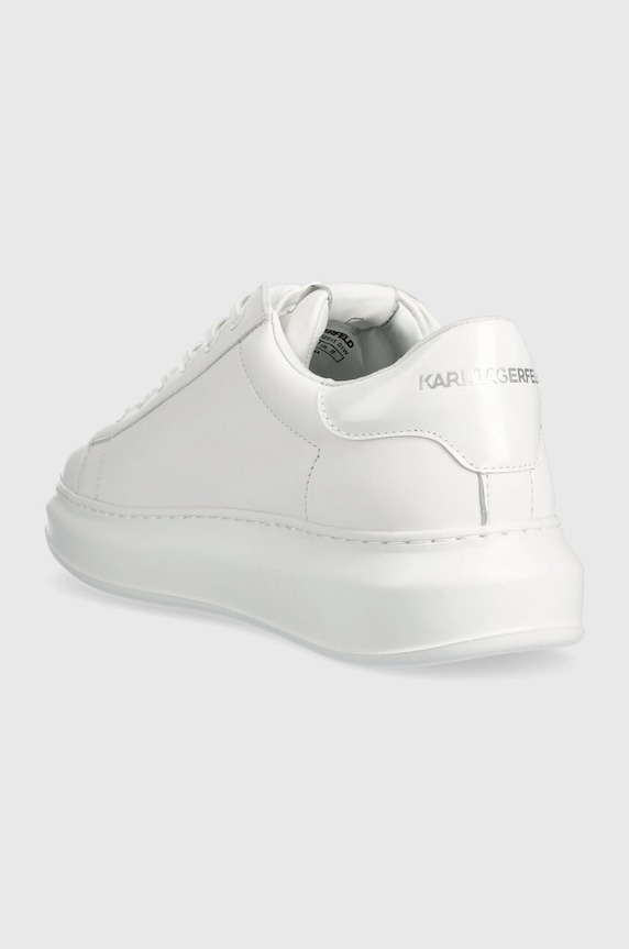 Obuwie Karl Lagerfeld sneakersy skórzane KAPRI MENS KL52515.01W biały