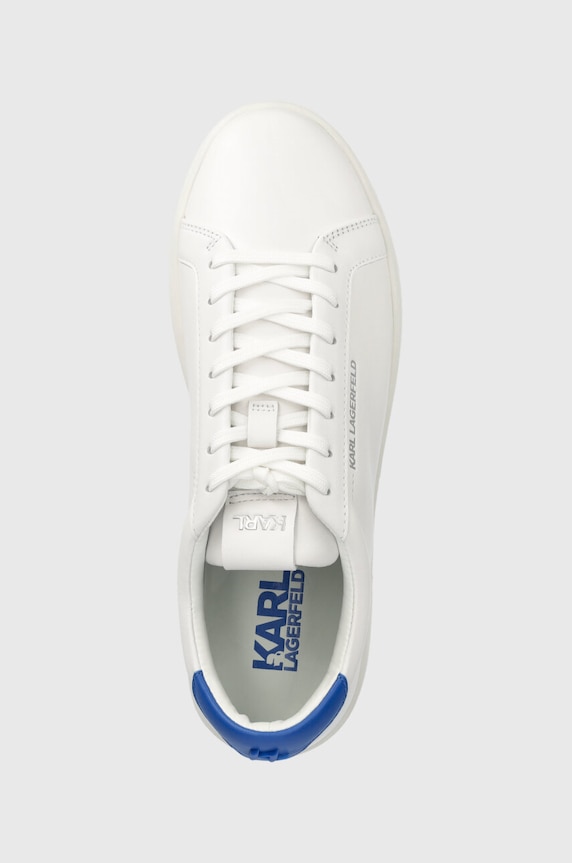 Karl Lagerfeld sneakersy skórzane KOURT III biały KL51515.01B