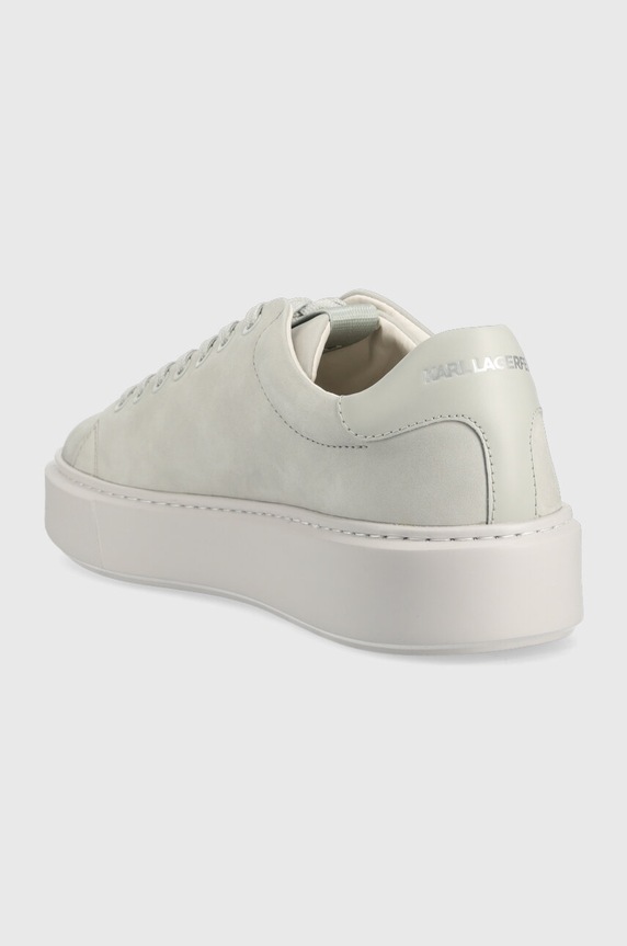 Obuwie Karl Lagerfeld sneakersy skórzane MAXI KUP KL52217.2LL szary
