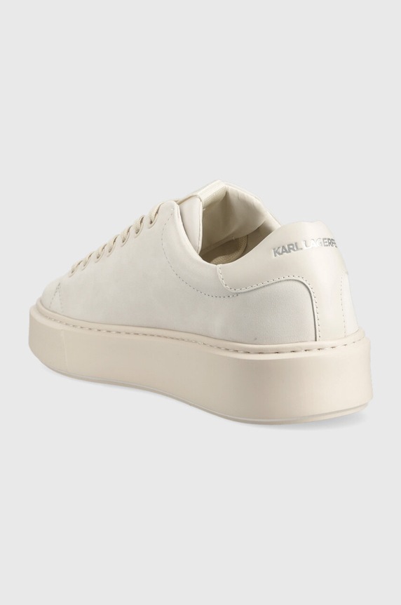 Obuwie Karl Lagerfeld sneakersy skórzane MAXI KUP KL52217.2T1 beżowy