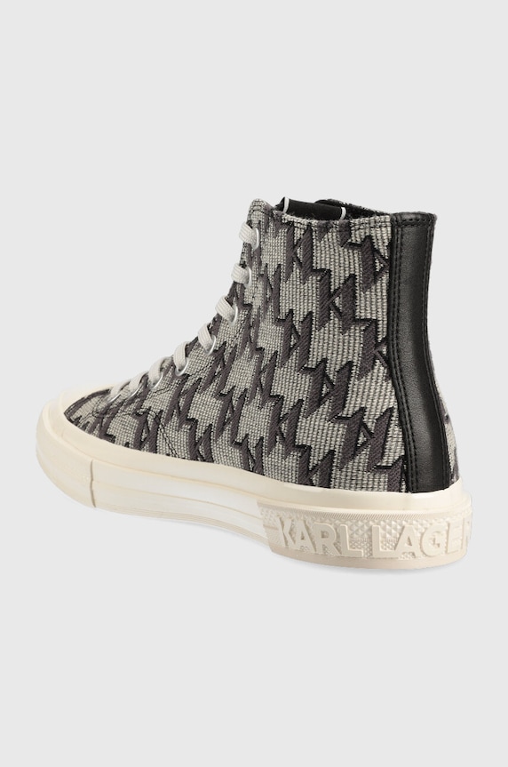 Obuwie Karl Lagerfeld trampki KAMPUS III KL50343.HL0 szary