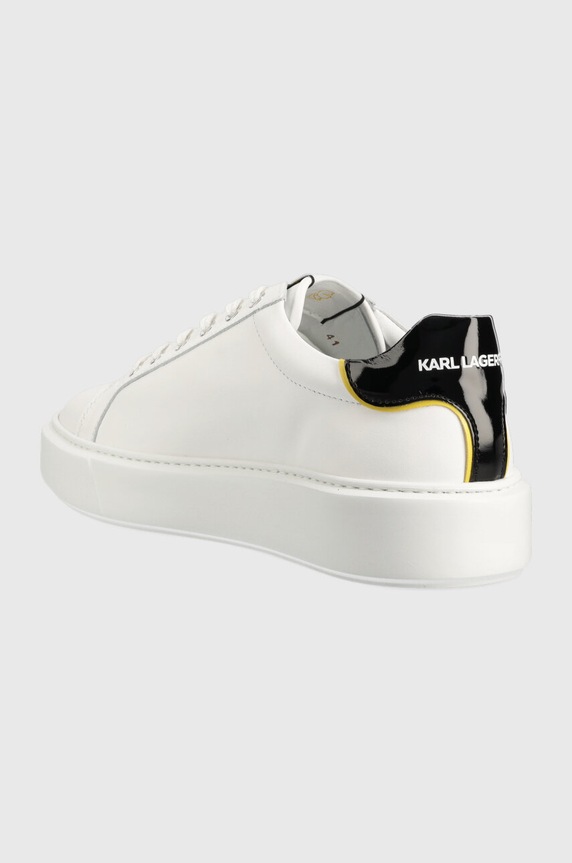 Obuwie Karl Lagerfeld sneakersy skórzane MAXI KUP X Disney KL95223D.011 biały