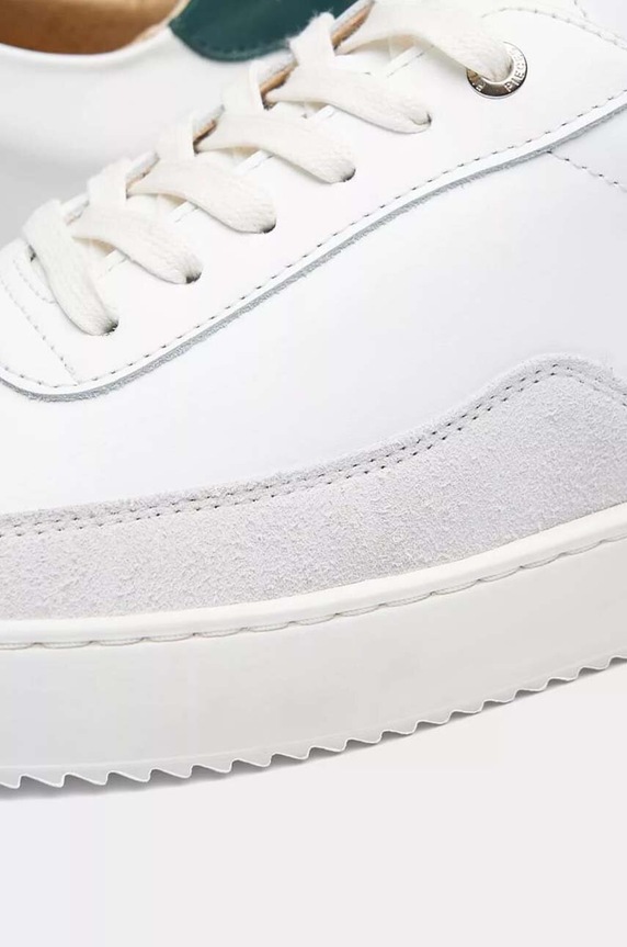 Kožené tenisky Filling Pieces Mondo Squash biela 46733331901