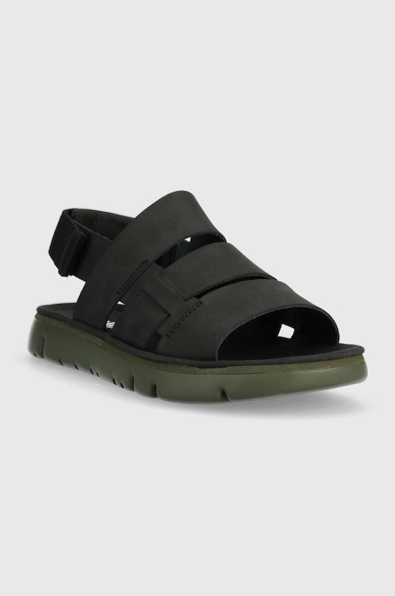 Kožené sandály Camper Oruga Sandal K100470.013 černá SS26